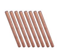 Juego de 10 varillas de cera para sellar flexibles y sin humo, ideales para sobres, tarjetas y manuscritos, colores rojo y bronce (modelo cobre), compatible with herramientas de sellado tradicionales