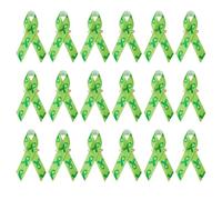 Juego de 100 broches de caridad con signo de paz, broche de corazón de paz, broche de cinta para filantropías y bondades, pines de caridad de moda, talla única, como se describe