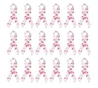 Juego de 100 broches de caridad con signo de paz, broche de corazón de paz, broche de cinta para filantropías y bondades, pines de caridad de moda, talla única, como se describe