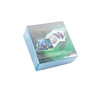 Juego de 100 CD/DVD de Doble Cara, Resistente A Arañazos y Al Polvo, con Ranura para CD, Color Azul.