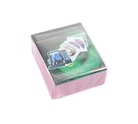 Juego de 100 CD/DVD de Doble Cara, Resistente A Arañazos y Al Polvo, con Ranura para CD, Color Rosa.