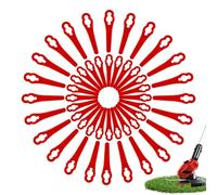 Juego de 100 cuchillas de repuesto para cortabordes Einhell GE-CT 18 Li, GC-CT 18/24 Li, BG-CT 18 Li, RG-CT 18 Li, RG-CT 18 Li, Cuchillas de plástico para recortadora de bordes Einhell batería