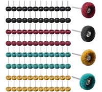 Juego de 100 discos abrasivos de 25 mm para Dremel | Disco abrasivo en forma de T | Mini ruedas abrasivas de 3 mm | Para pulir, limpiar y eliminar el óxido de metal