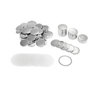 Juego de 100 insignias magnéticas for refrigerador de 58 mm, for hacer botones, piezas for manualidades y hacer insignias. De múltiples fines(Soft Magnet Button)