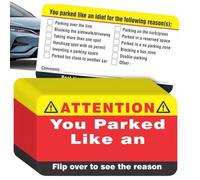 Juego de 100 multas divertidas por de estacionamiento - Tarjetas de cita divertidas "You Suck at Parking" | Tarjetas de infracción de estacionamiento personalizables, tarjetas de mal estado