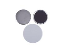 Juego de 100 pegatinas magnéticas suaves for refrigerador, 58 mm/75 mm, material for insignias, material en blanco for bricolaje, uso doméstico. para casillero de oficina(58mm)