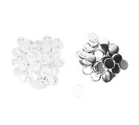 Juego de 100 Piezas de Insignias de Botones en - 58 Mm DIY Redondo a Prueba de Pines para Hacer Botones Traseros - Ideal para Hacer Insignias, Hacer Botones y Proyectos de Ft