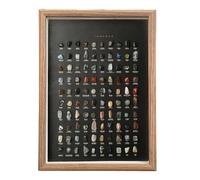 Juego de 100 piezas de minerales - Colección de especímenes naturales, kit de geología educativa, decoración científica del hogar, exhibición de piedra coleccionable | oficina en casa, sala de estar