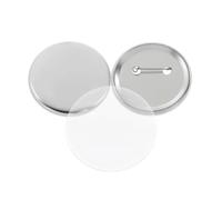 Juego de 100 piezas for fabricar botones, insignias y pines (suministros for máquinas de troquelado).(37mm 100 Set)