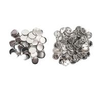 Juego de 100 Pines en Botón Trasero, 37 Mm, Botón Redondo, Pin, Kit de Insignia, Botón de Alisado, Suministros para Insignia DIY (37MM)