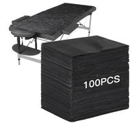 Juego de 100 sábanas desechables, resistentes al agua, PP, no tejidas, para mesas de masaje, camas de pestañas, 31 x 71 pulgadas