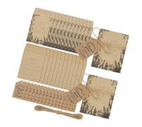 Juego de 100 sobres con cierre adhesivo a granel incluye notas de agradecimiento y cordón para decoraciones, sobre para envolver regalos