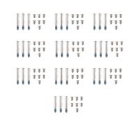 Juego de 100 tornillos para la cubierta inferior de la caja, A1278, A1286 y A1297