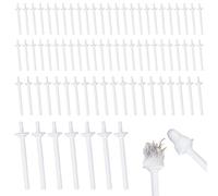 Juego de 100 varillas de cera para nariz, Aplicadores Palos de Cera de Nariz, para eliminar el vello de la nariz, para hombres, para limpieza de fosas nasales