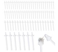 Juego de 100 varillas de cera para nariz, desechables, para eliminar el vello de la nariz, para hombres, para limpieza de fosas nasales