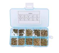 Juego de 1000 remaches huecos de metal, ojales pasantes, placa de circuito de doble cara, kit de clavos PCB (M0.9 M1.3 5 7)