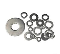 Juego de 105 arandelas planas de acero inoxidable para tornillos y pernos de estabilidad, juego de anillos adecuados para montaje de muebles y varios proyectos