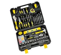 Juego de 108 herramientas manuales para el hogar, llave combinada manual, destornillador, extensión de zócalo, carpintería, jardín, hogar, hardware, mantenimiento, carpintería, herramienta de jardín