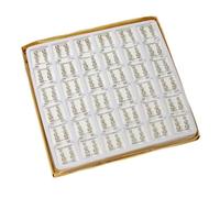 Juego de 108 pares de aretes de perlas de imitación con tachuelas redondas en tres tamaños, revestimiento galvanizado para un ajuste duradero y cómodo (B)