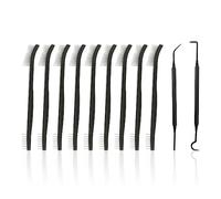 Juego de 11 Cepillos de Limpieza Multifuncionales - Nailon de Doble Cara, Gancho de Limpieza, para Juntas, Duro - Adecuado para Cocina, Baño, Esquinas