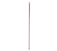 Juego de 11 ganchos afganos tunecinos de aluminio que van de 2 mm a 8 mm de largo, agujas de tejer para hacer bufandas, sombreros, calcetines, guantes y zapatos de bebé, suaves para superficie