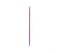 Juego de 11 ganchos de ganchillo afganos tunecinos, ganchos de ganchillo de aluminio de 2,0 a 8,0 mm, 27 cm de largo, bordes lisos, tamaños codificados por colores para tejer y ganchillo (5 mm)