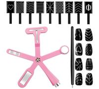 Juego de 11 imanes para esmalte de uñas en gel con efecto ojo de gato, 6 en 1, multifunción, potente succión para uñas, herramientas de diseño de arte magnético, accesorios de manicura para salón