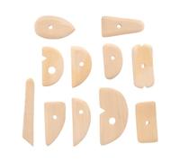 Juego de 11 piezas de herramientas para el acabado de cerámica, herramientas profesionales de madera y arcilla para dar forma a los pies y para tallar y esculpir cerámicas, con