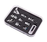 Juego de 11 prensatelas profesionales 505A para máquinas de coser, costura ciega, zurcido y manualidades, piezas y accesorios esenciales para máquina de coser