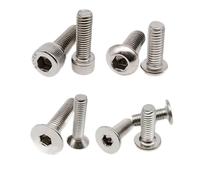 Juego De 1140 Piezas De Tornillos, Tuercas, Arandelas Y Llaves Allen De Acero Inoxidable 304 (M2, M3, M4 Y M5) En Caja.(Ultra thin head)