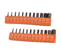 Juego de 12/24 puntas de destornillador de 25 mm, puntas de destornillador eléctrico, accesorios de herramientas eléctricas