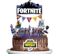 Juego de 12 adornos para cupcakes de videojuegos, decoración para tartas de batalla, suministros de fiesta (decoración para tartas)