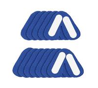 Juego de 12 almohadillas nasales azules para la nariz, almohadillas para dormir, cómodas almohadillas para la nariz, protector de nariz, almohadilla pequeña para llevar