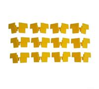 Juego de 12 apiladores de bandejas compatibles con bandejas de liofilizador adecuadas para soluciones organizadas y compactas de almacenamiento en congelador (amarillo)