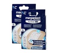 Juego de 12 Apósitos 3D XL con acción curativa activa, Apósito adhesivo impermeables para heridas más grandes, Ablandador con adhesión fuerte - Formato 7.5 x 5 cm- JUANIO -