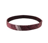 Juego de 12 bandas abrasivas de lijado de nailon no tejido, de grano grueso a fino, for acabado de metal y plástico.(Red,457x13mm)