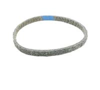 Juego de 12 bandas abrasivas de lijado de nailon no tejido, de grano grueso a fino, for acabado de metal y plástico.(Grey,330x10mm)