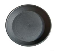 Juego de 12 bandejas de agua de plástico para macetas de 5.8/6.8/7.6 pulgadas, platillos redondos para proteger los muebles de la humedad (negro)