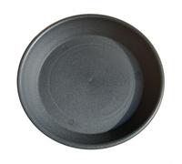 Juego de 12 bandejas de plástico para plantas en maceta de 5.8/6.8/7.6 pulgadas, forma redonda que soporta la gestión adecuada del agua (negro)