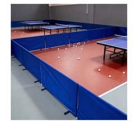Juego de 12 barreras de tenis de mesa de competición independientes para pista de ping pong, para entrenamiento escolar, parque infantil
