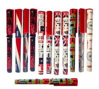 Juego de 12 bolígrafos de recuerdo de Londres - London Landmark Cap Pen - Union Jack Pen - British Gift Pen London Icons Bolígrafos