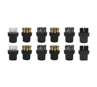 Juego de 12 cabezales de cepillo para mopa de vapor, cepillo para el cabello M8 y cobre