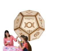 Juego de 12 caras - Juego de toma de decisiones, divertido para decisiones y probabilidades, accesorio para juegos de mesa, entretenimiento para viajes, actividades en dormitorios