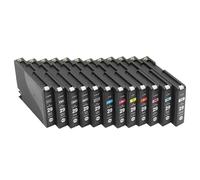 Juego de 12 Colores Cartucho de Tinta PGI 29 Compatible con Tinta pigmentada de Impresora Pro 1 Pro1 Pro 1 PGI29 C 29 Color de Cartucho de Tinta