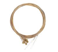 Juego de 12 cuerdas de repuesto de acero inoxidable duradero para guitarra, accesorios de piezas de guitarra