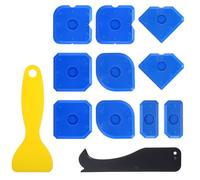 Juego de 12 extractores de silicona para juntas de silicona, para sellar, multifunción, reutilizables, herramienta de calafateo para cocina, baño, suelo, ventana, lavabo
