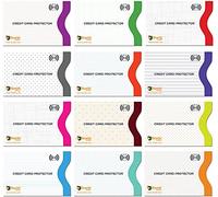 Juego de 12 Fundas de Bloqueo RFID de Boxiki Travel. La Mejor Manera de Proteger Tus Tarjetas contra el Robo electrónico.