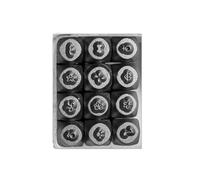 Juego de 12 herramientas versátiles para hacer patrones de joyería, cinceles de metal para manualidades y tallado, herramientas de joyería talladas a mano, equipo de tallado