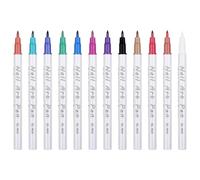 Juego de 12 lápices para arte de uñas, 2026, juego de lápices de uñas 3D, lápiz para arte de uñas, línea de arte de uñas, graffiti, lápices de uñas para dibujar, esbozar, graffiti (D)