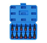 Juego de 12 llaves hexagonales de 3/8 pulgadas de acero de aleación de alta dureza para reparación mecánica y mantenimiento industrial, herramienta de mantenimiento de automóviles
